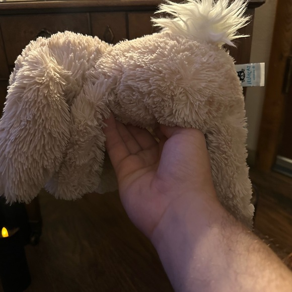 Tan Jellycat Medium Smudge Rabbit - Picture 5 of 6